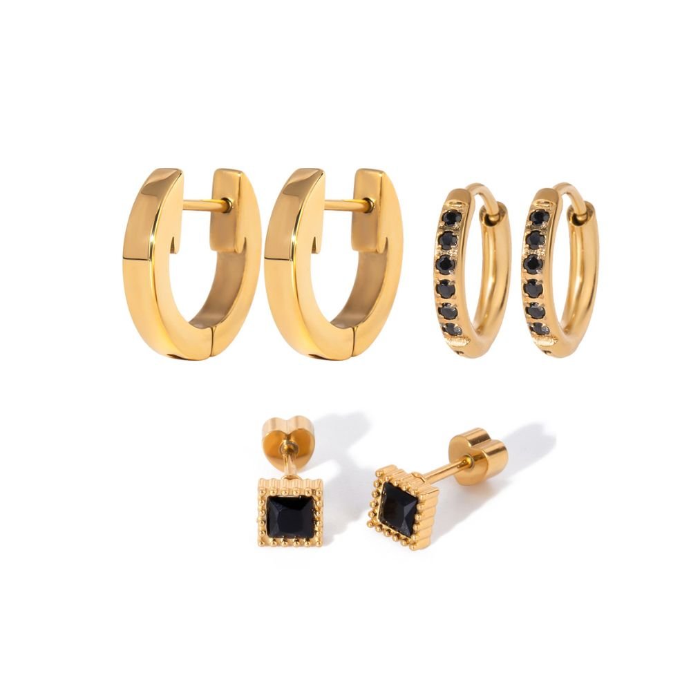 3 JUEGO DE ARETE LINA - Imagen 1